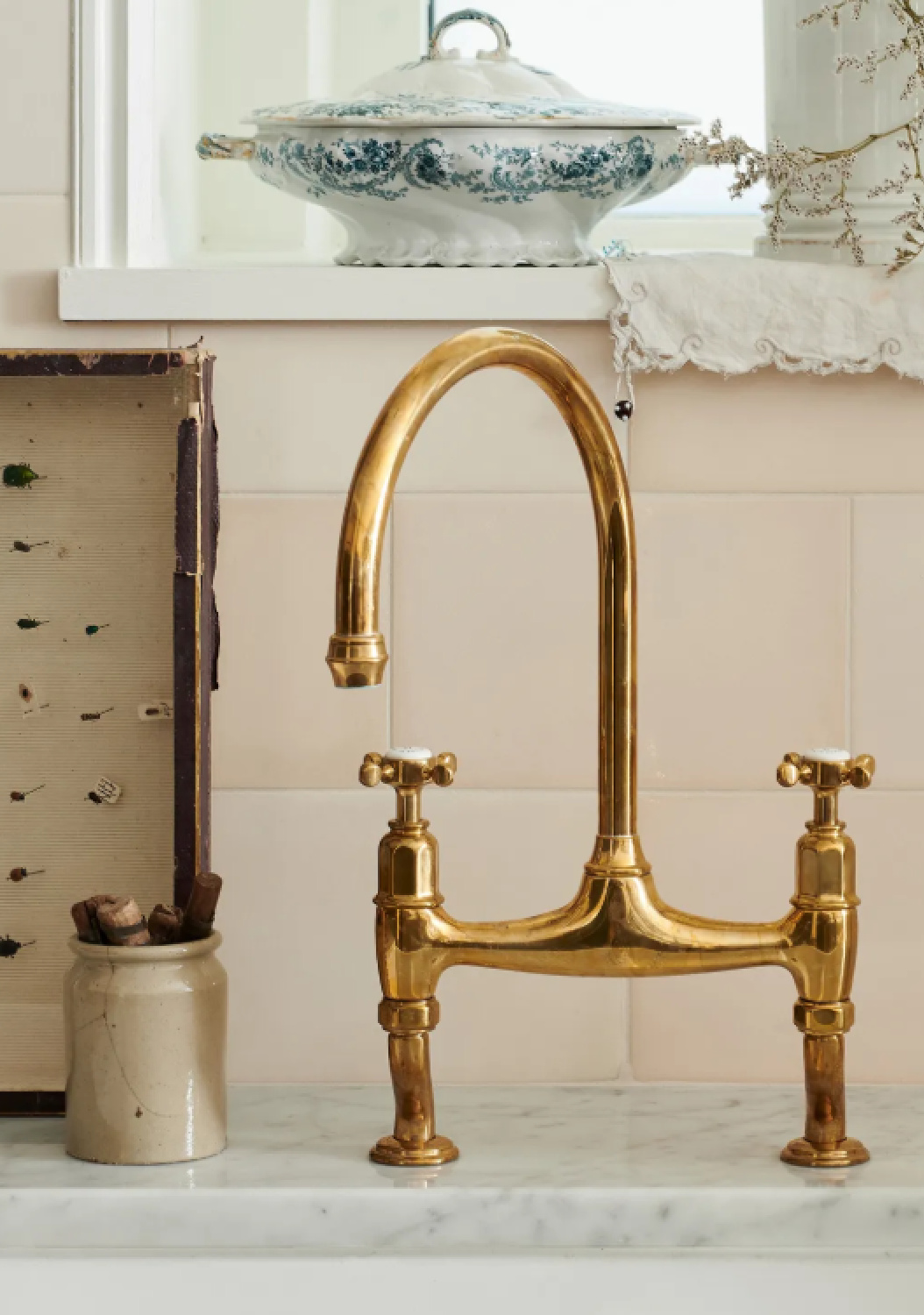 DeVOL aged brass Ionian  Tap. #unlacqueredbrass #englishcountry