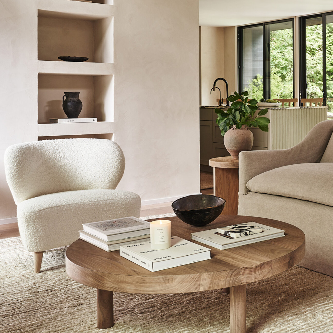 Jenni Kayne Home living room with Miramar sofa.