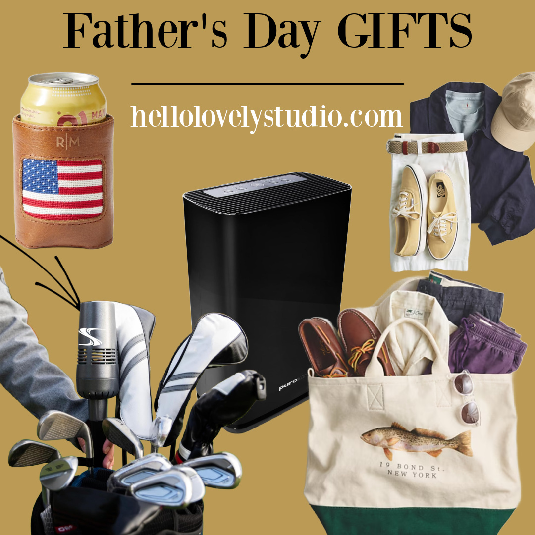 Hello Lovely considers Father's Day gifts from practical to whimsical to fashionable for dads, guys, and boys to grandpas.
