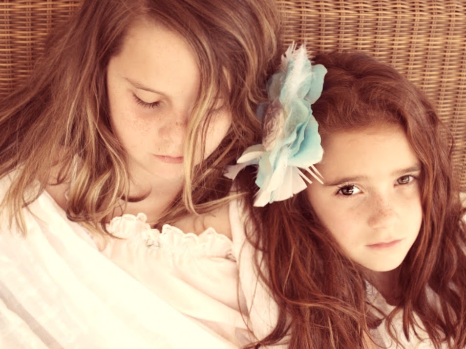 Michele's nieces in the desert - Hello Lovely.