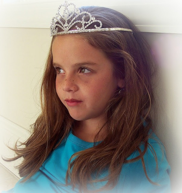 Michele's niece in tiara - Hello Lovely Studio.