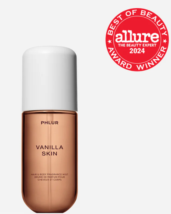 PHLUR Vanilla Skin Body Mist Perfume Spray.