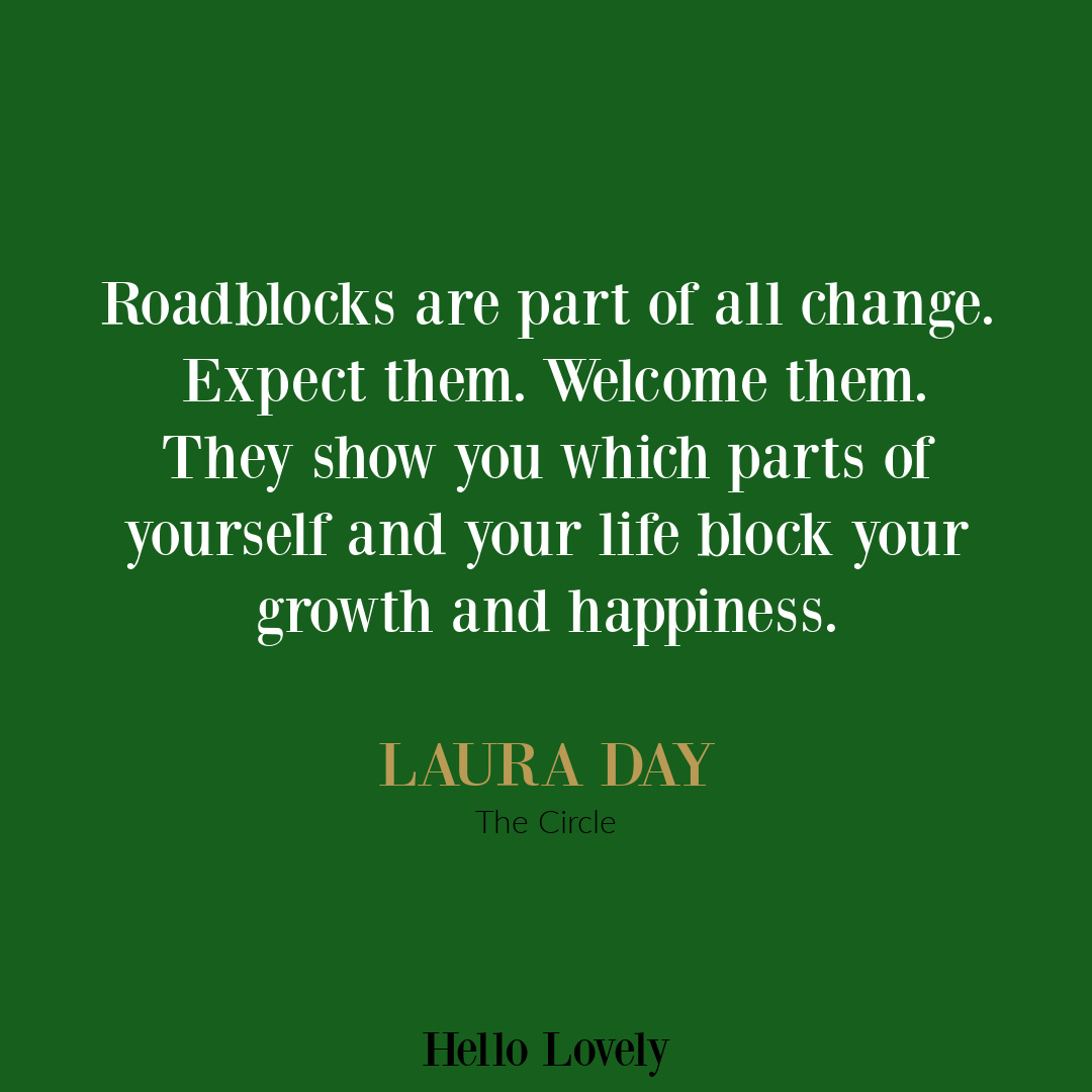 Laura Day intuition and struggle quote from her book THE CIRCLE on Hello Lovely Studio. #empowermentquote #personalgrowthquotes #intuition
