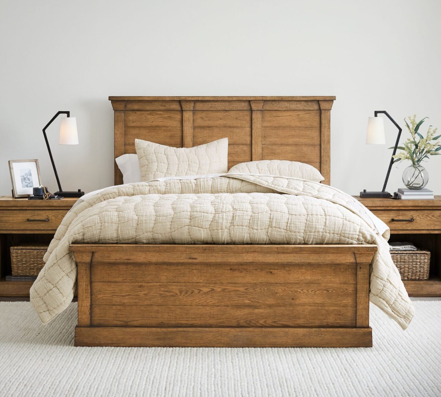 Cloud Quilt in Flax, Pottery Barn.
