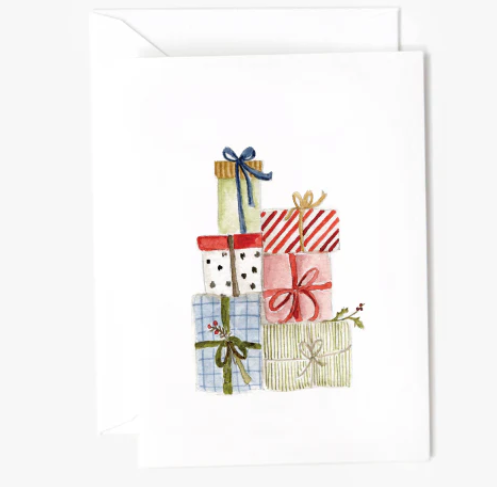 Emily Lex - Nutcracker gifts watercolor mini enclosure cards.