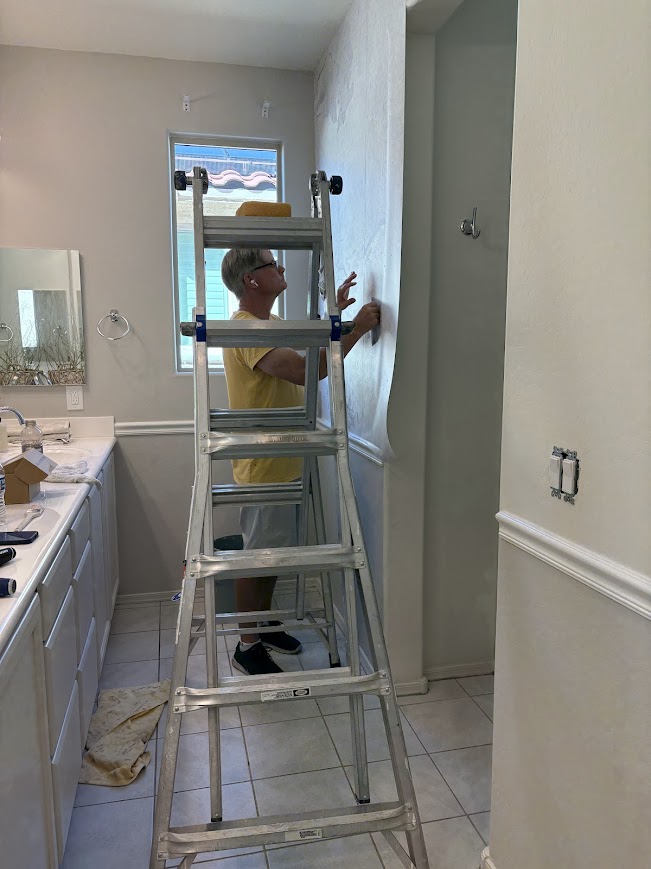 Hello Lovely's bath renovation at our Arizona snowbird home.