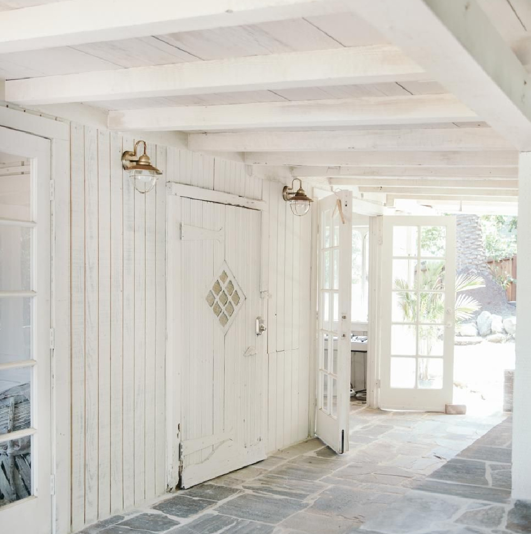 Leanne Ford designed 1906 LA Echo Park cottage with SW Shoji White.