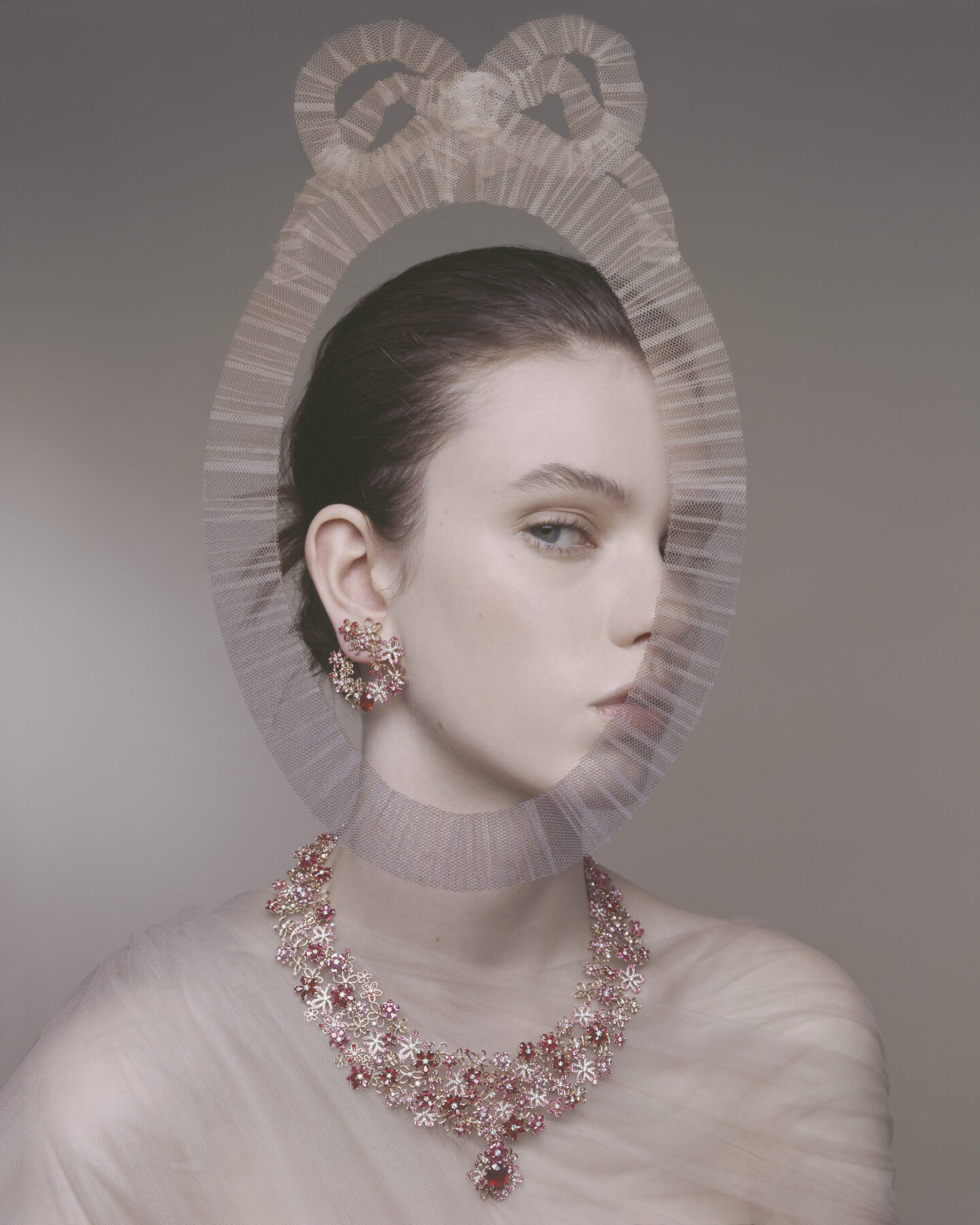 Collection haute joaillerie Dior Milly Dentelle, 2025 in NIEDERMAIR, Dior. Drawing, photography (Rizzoli, 2026)
