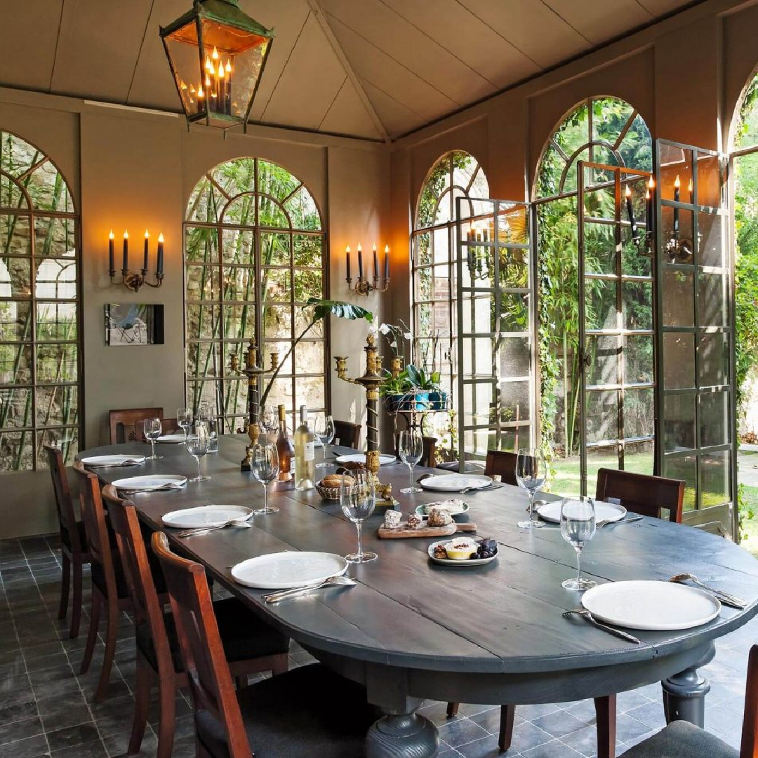 Orangery in Hotel Particulier in Avignon - La Divine Comedie restored chateau and guest house in South of France (Provence) - Your Haven In.