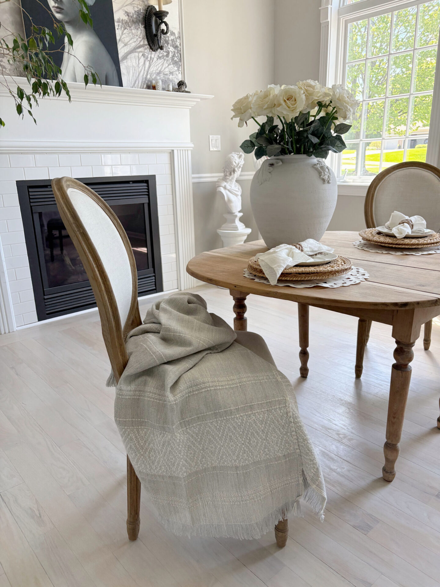 Hello Lovely's superfine alpaca handwoven throw in light grey and white by Purple Nest Design is a timeless natural collectible treasure.