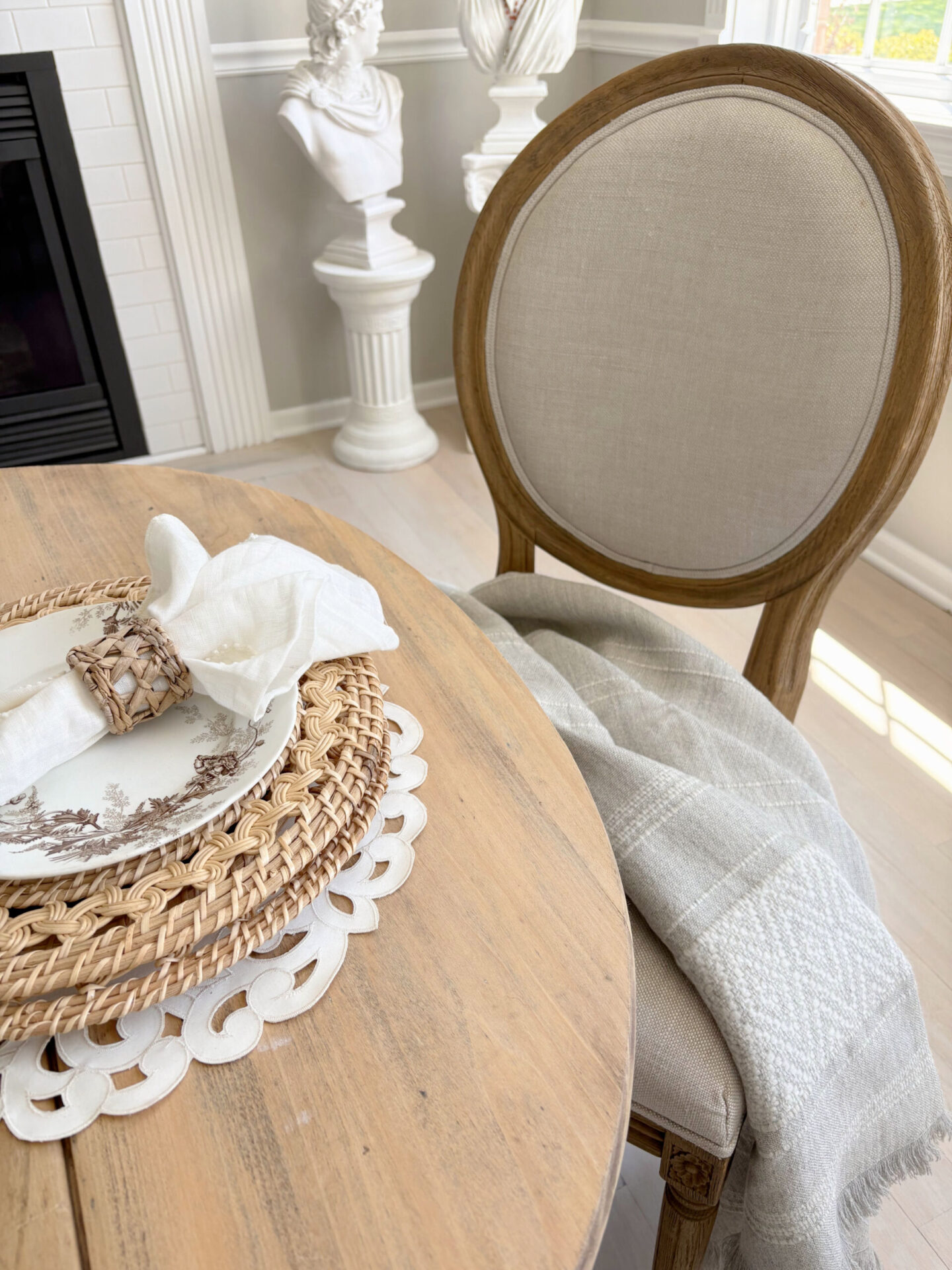 Hello Lovely's superfine alpaca handwoven throw in light grey and white by Purple Nest Design is a timeless natural collectible treasure.