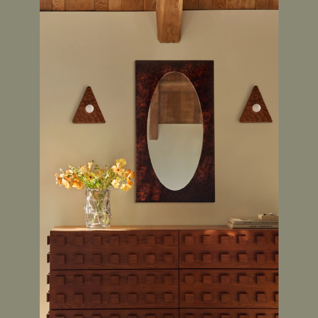 Kolmio sconce designed by Sarah Sherman Samuel for Lulu & Georgia.