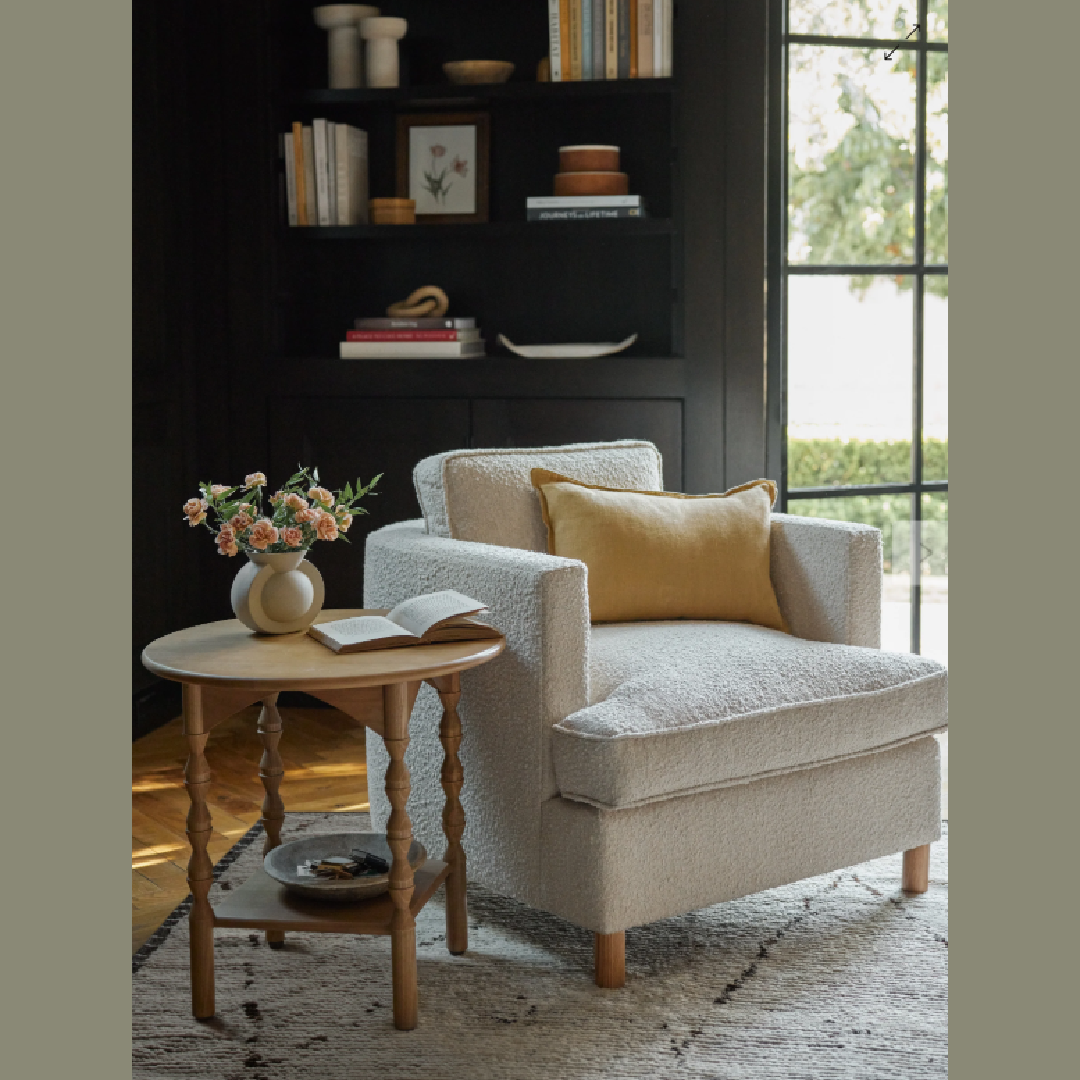 Topia Round Side Table (Lulu & Georgia) designed by Ginny Macdonald.