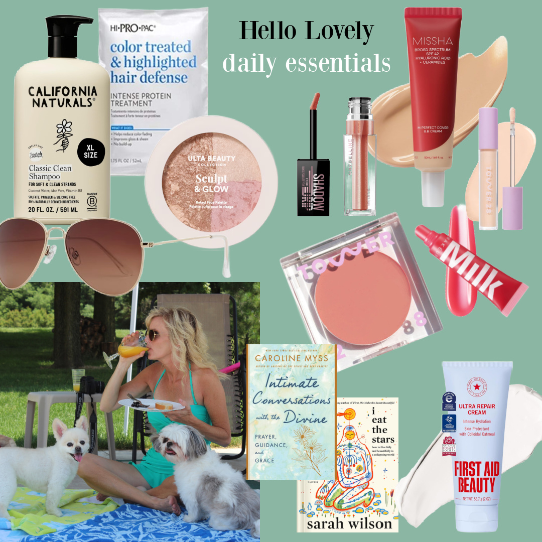 Hello Lovely Over-60 daily essentials from Michele including hair, skin, makeup & lifestyle. #over60beauty