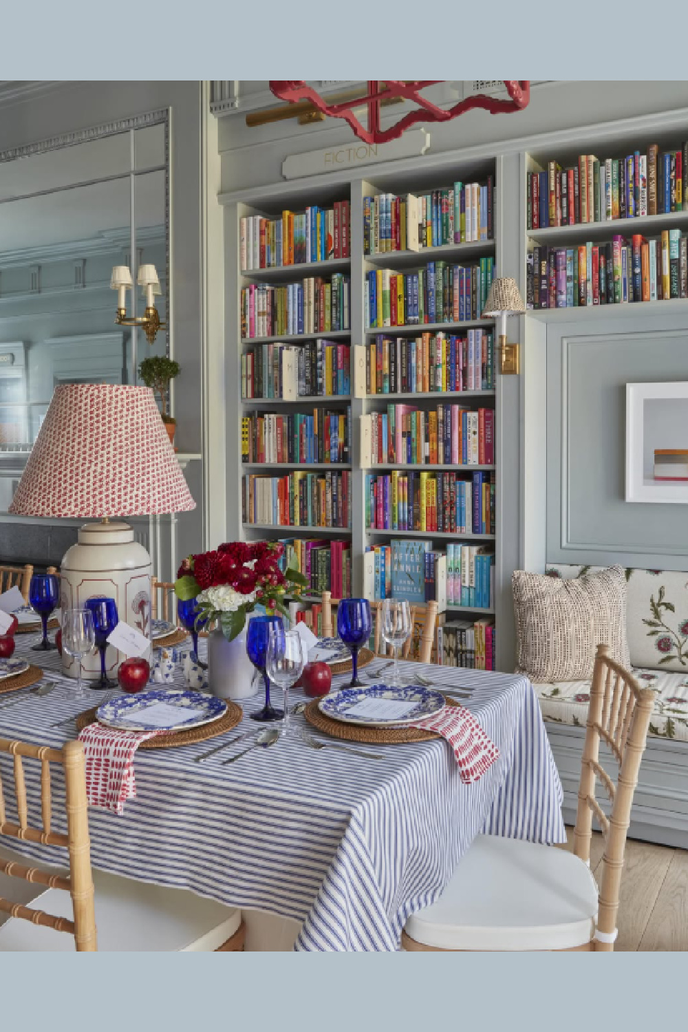 Beacon Hill Books & Cafe - Timeless and classic interior design by Cathy Kincaid Interiors. #timelessinteriors #hellolovely #timelessandtranquil