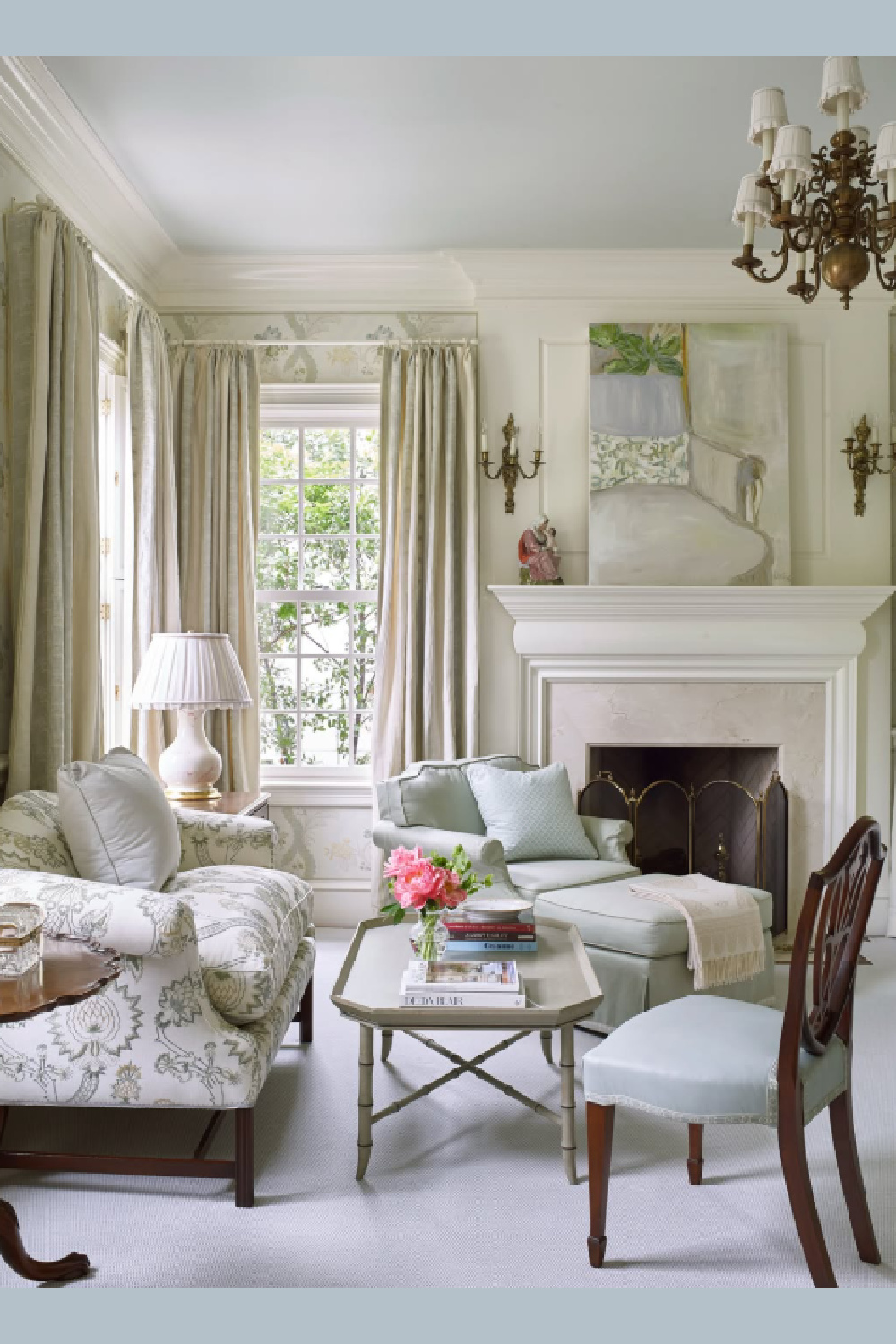 Elegant, classic, and traditional style in a space by Cathy Kincaid Interiors.
