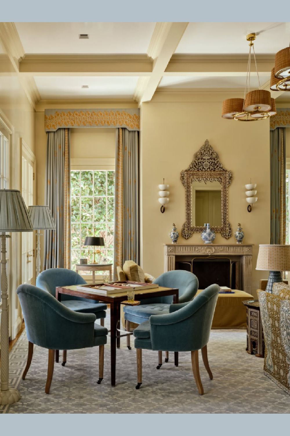 Elegant, classic, and traditional style in a space by Cathy Kincaid Interiors.