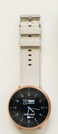 WAVwatch 2.2 in rose gold uses sound waves to deliver precise frequencies that resonate with specific biological systems, helping to restore natural rhythms and promote balance.