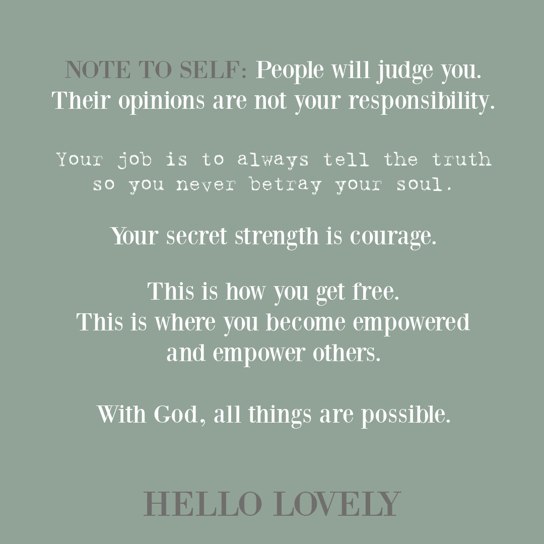Empowerment and soul quote from Hello Lovely Studio.