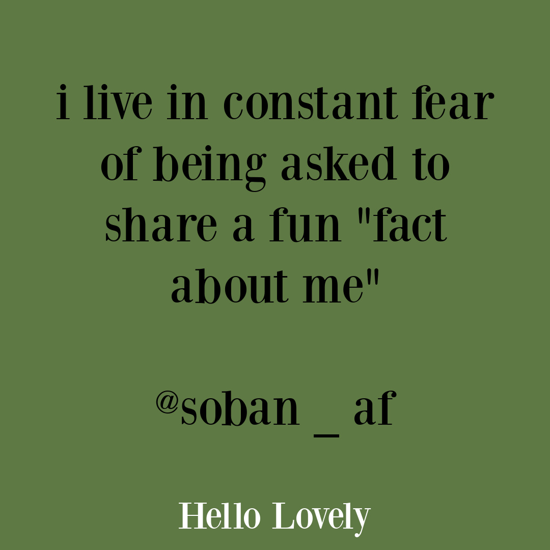 Funny tweet and humor quote from soban_af on Hello Lovely Studio.