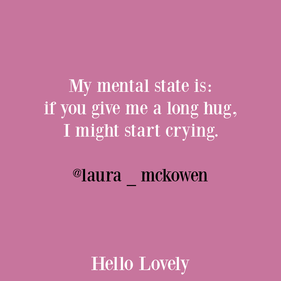 Vulnerable tweet from laura_mckowen on Hello Lovely Studio.