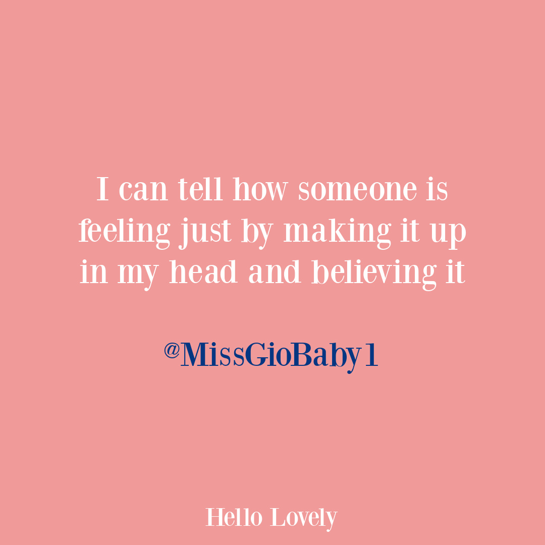 Poignant tweet about how we get it wrong from missgiobaby1 on Hello Lovely Studio.