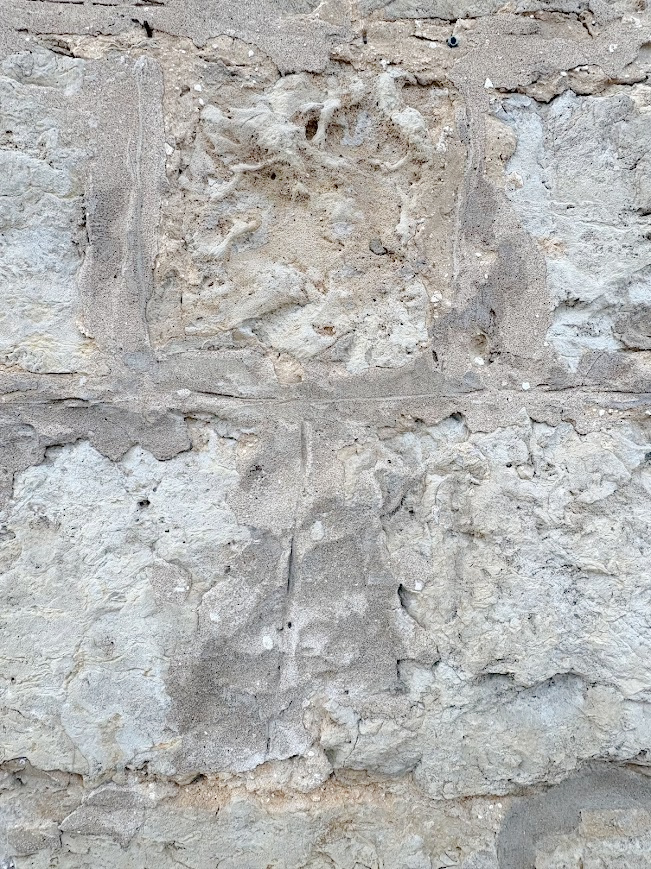 Detail of limestone. Historic Galena, IL limestone house built in 1827 - Daniel Harrison House (458 Dewey Ave) - photo by Hello Lovely Studio.