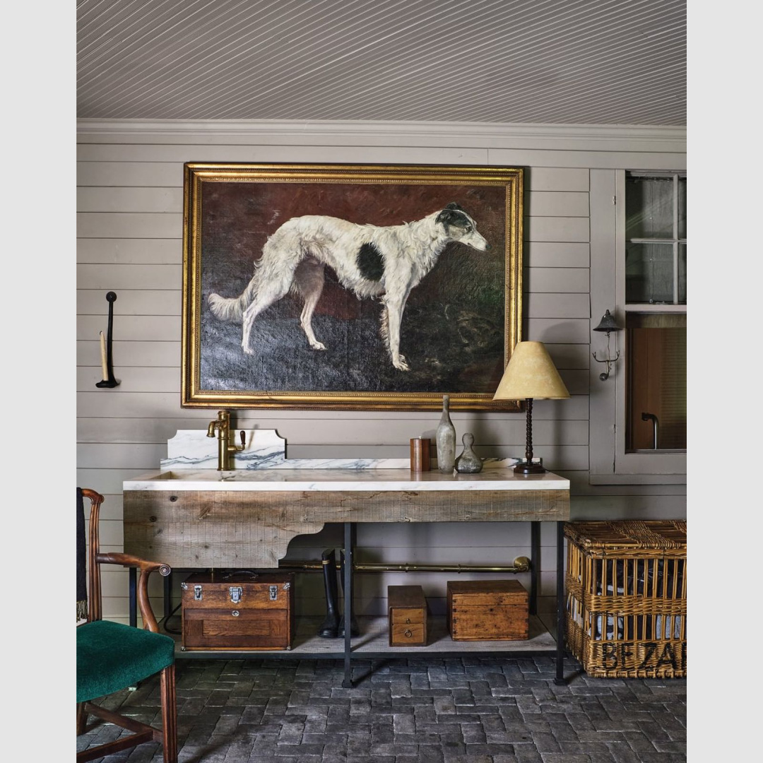 Handsome interior design by Clements Design in Milieu magazine, photo by William Abranowicz.